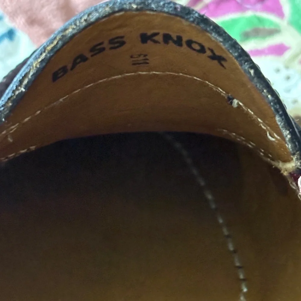 G.H. Bass WEEJUNS Limited 75th Anniversary KNOX two tone loafers sz 10.5D